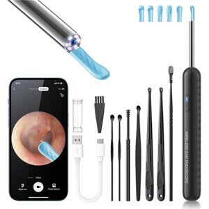 Ear Wax Removal, Ear Cleaner with Camera and Light, FSA HSA Eligible, Ear Wax